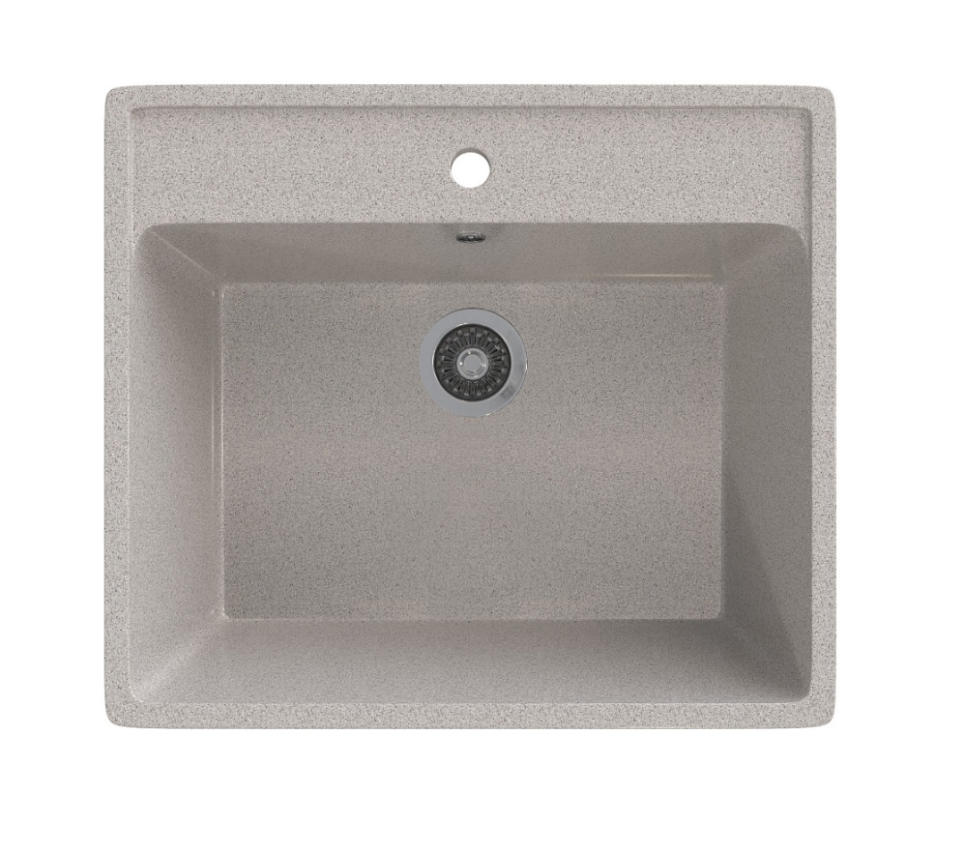 Мойка МАТОВАЯ  GS-21   СЕРЫЙ  570х370х200 Gamma Stone   (1/1шт)
