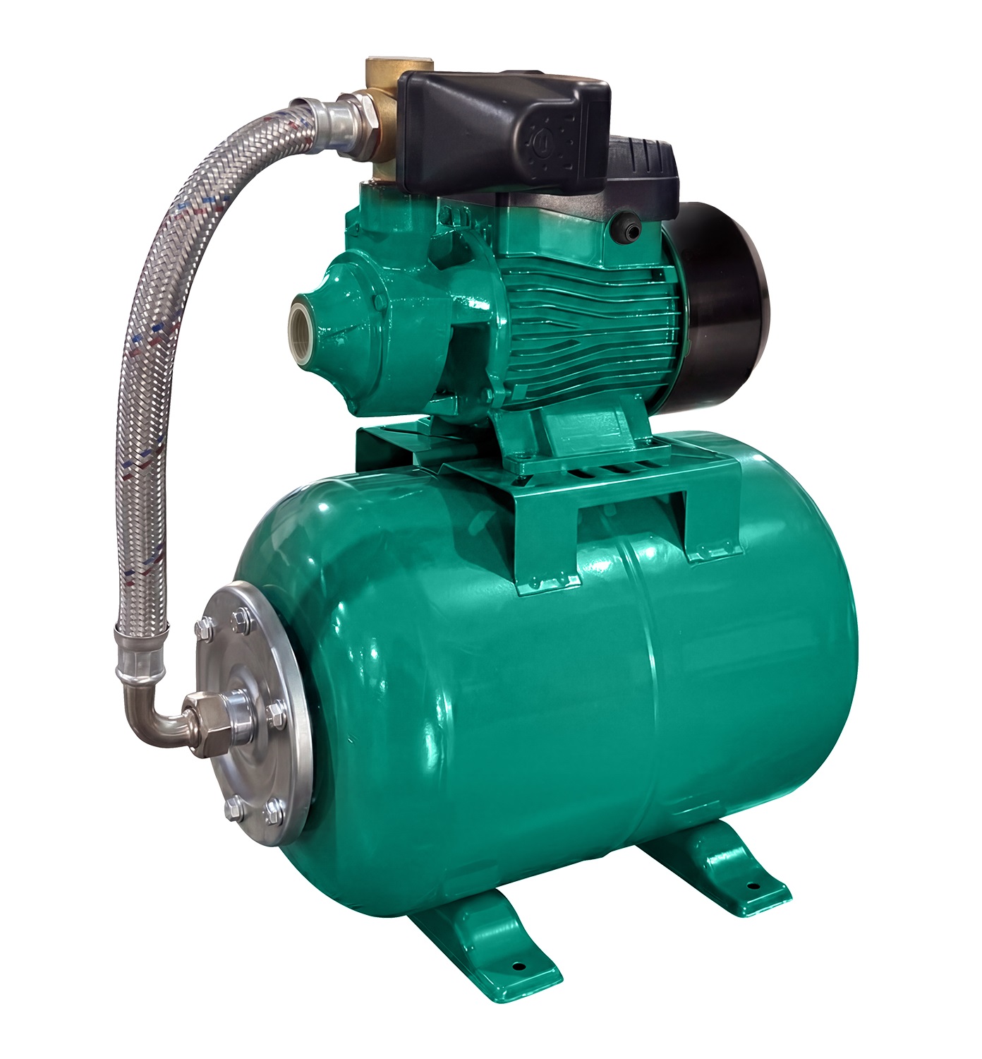 *Насос станция  TERSAN   QB60-A-24L 370W с кабелем, мах.расх. 35л/мин, мах.напор 35м, бак24L (1/1шт)