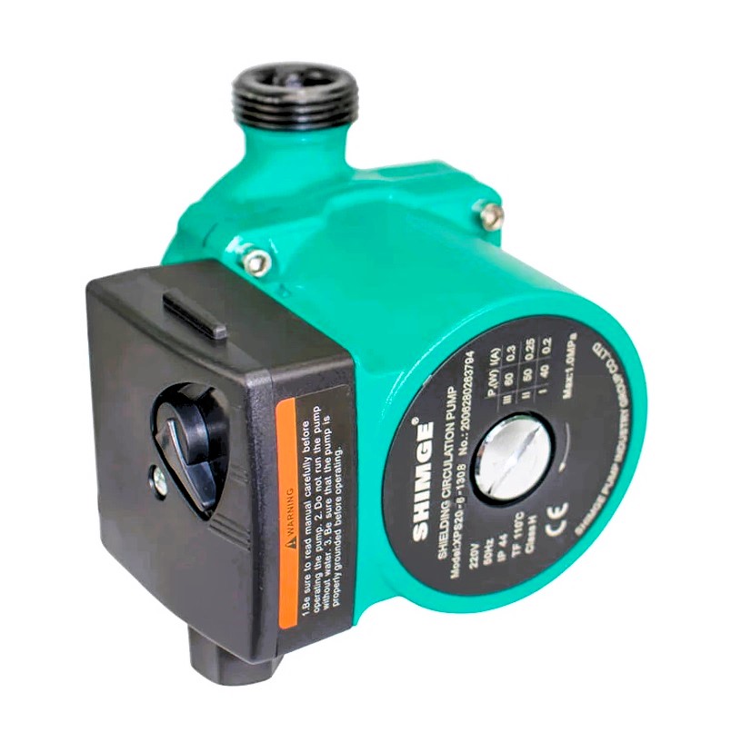 Насос циркуляц.   SHIMGE    XPS 20/6-130B с кабелем, с гайками   (8/1шт)