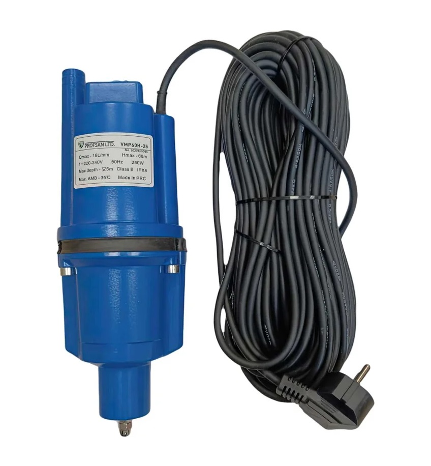 Насос вибрационный   ProfSan   VMP-60H-25 нижний забор  (кабель 25м)   (6/1шт)