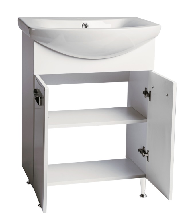 Т60   Тумба   напольная ФЛАЙ 60  белый   560х300х700 под ум. РОСА 60 RADO Арт. 00086   (1/1шт)