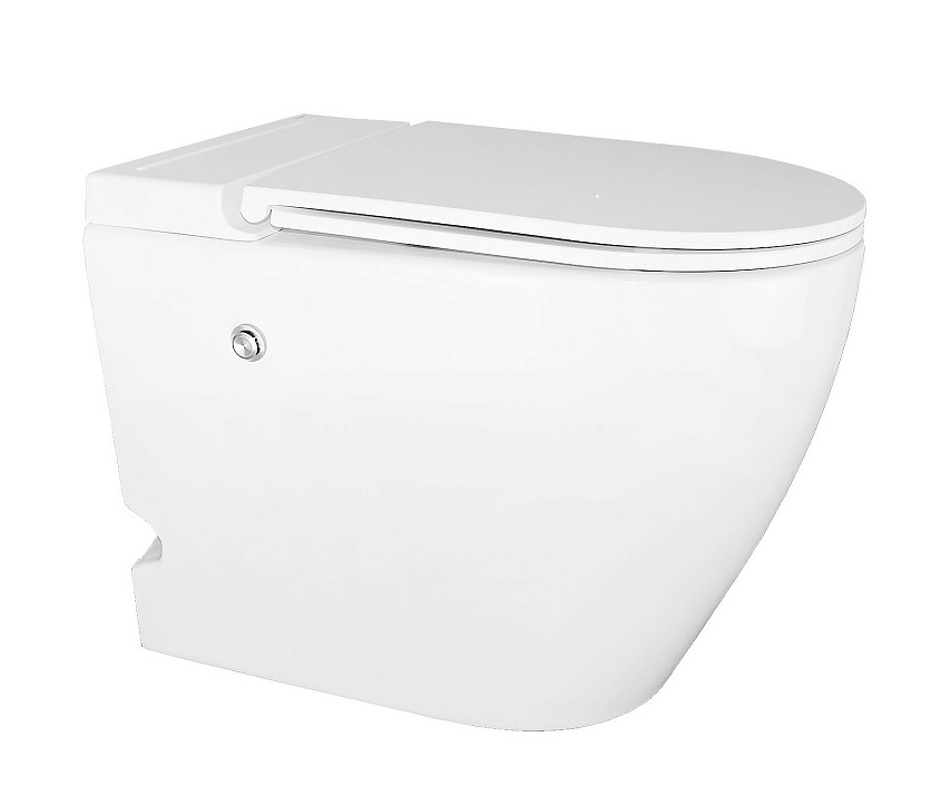 Унитаз импульсный  напольный COMFY   безобод.гориз.580х360х400мм,д/пласт,б/съем,м/л RADOLUXE