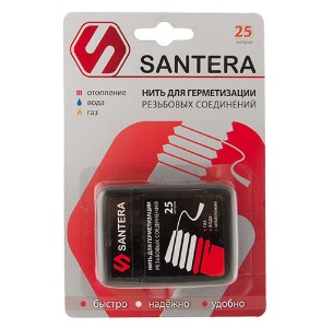 Нить полиамидная с силиконом    SANTERA  San-Lock  25м    2540  (10/200)