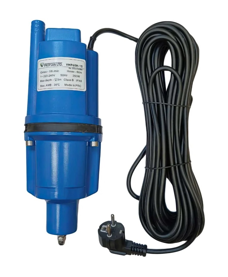 Насос вибрационный   ProfSan   VMP-60H-15 нижний забор  (кабель 15м)   (6/1шт)