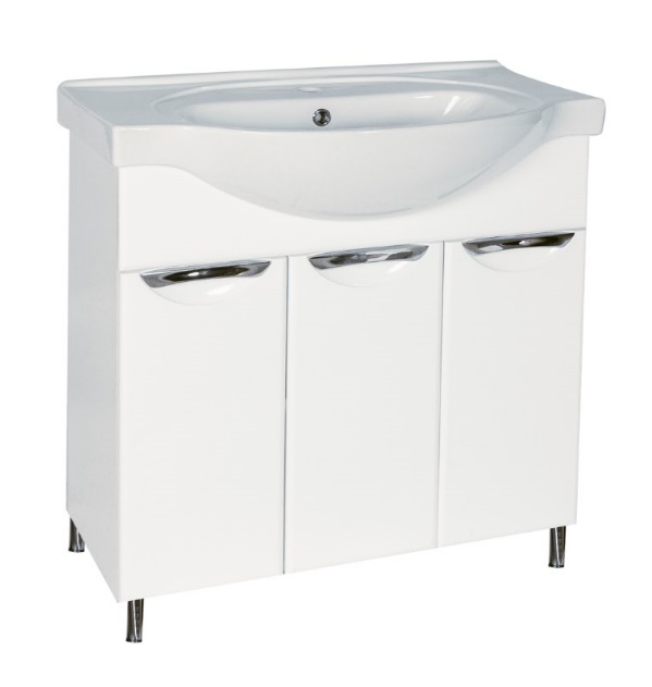 *Т80  Тумба   напольная   АЛЬФА 80   белый   765х330х700 под ум. ERICA 80 RADO Арт. 66149  (1/1шт)