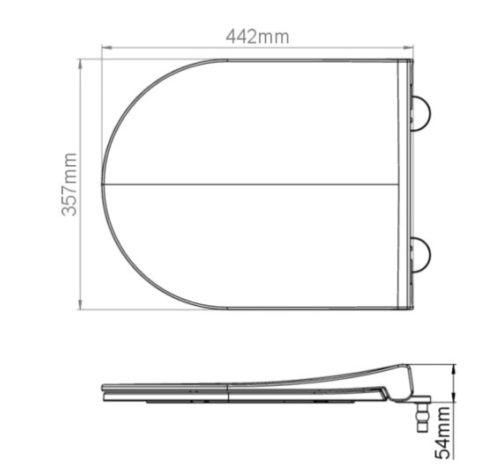Сиденье для унитаза    ZEGOR GALA SLIM   SM207-5 с микролифтом ПП   (12/1)