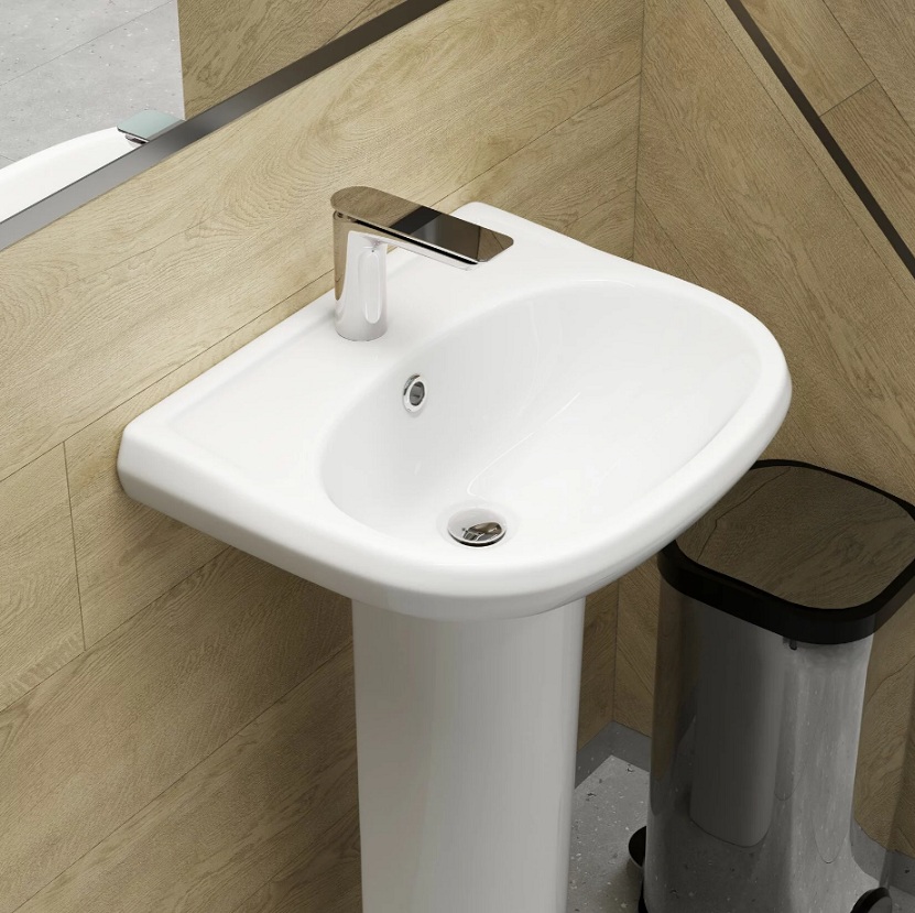 Умывальник КОМФОРТ Белый    SANITA    500х400х185 (пьедестал Самарский)   (1/1шт)