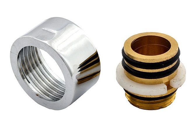 Футорка для гусака с гайкой   DK-357