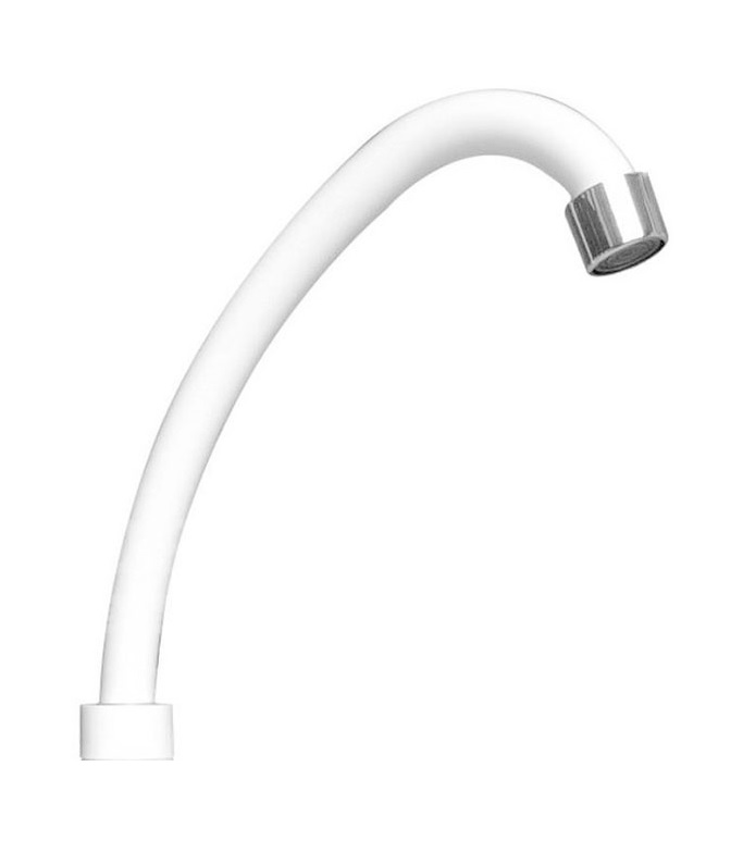 *Гусак 271 елка  ПЛАСТИК  R00 белый.  (300/1шт)