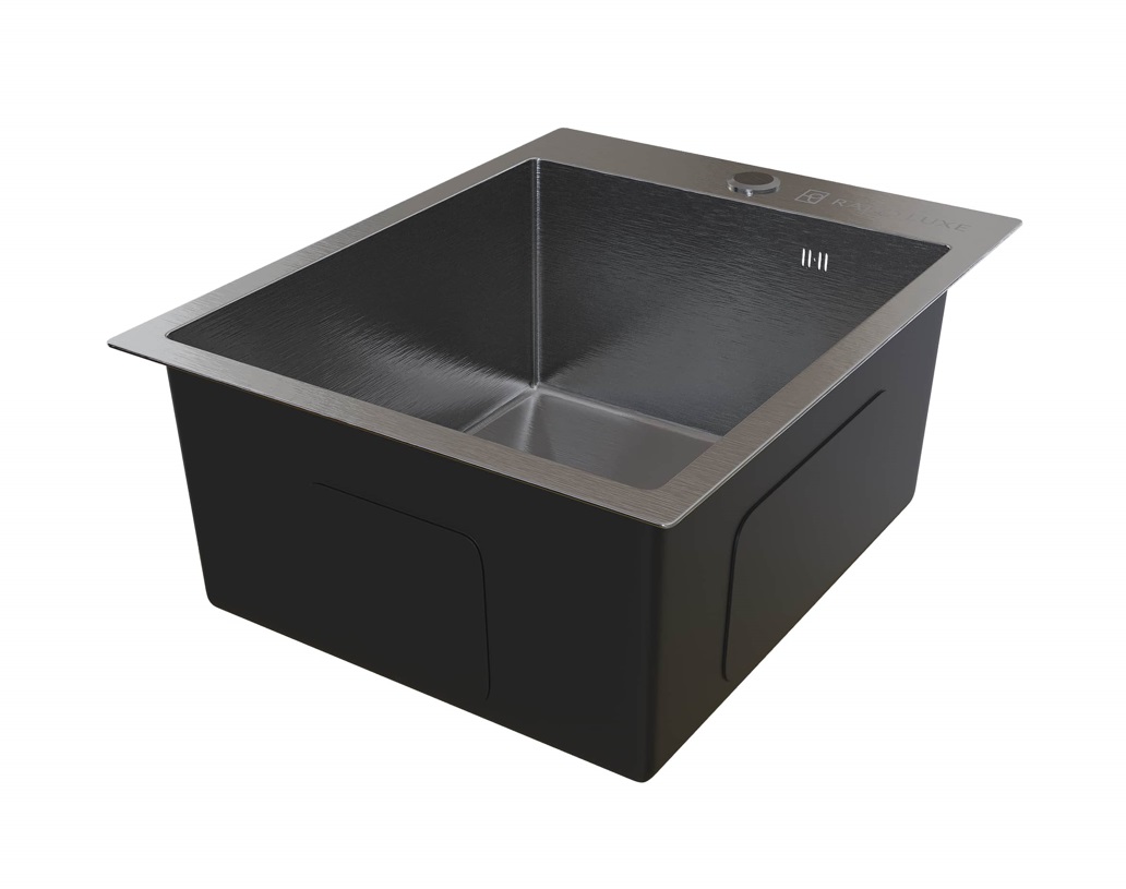 Мойка настол.монтаж   RADO LUXE 4451   САТИН   44 х 51   (3,0)   22см      (1/1шт)