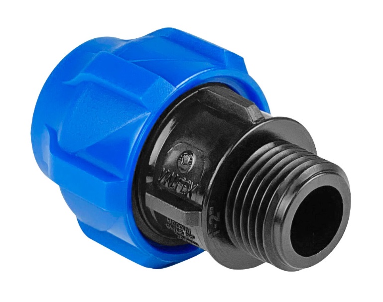 ПНД  Муфта компрессионная соединительная         20х1/2 Н   VALFEX   (300/50шт)