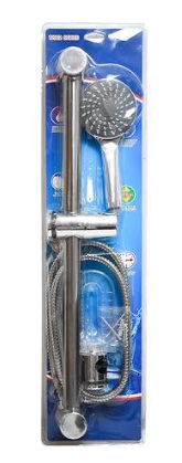 Душевая стойка с комплектом   ZIRX   OR-9011   ХРОМ в блистере   (20/1шт)