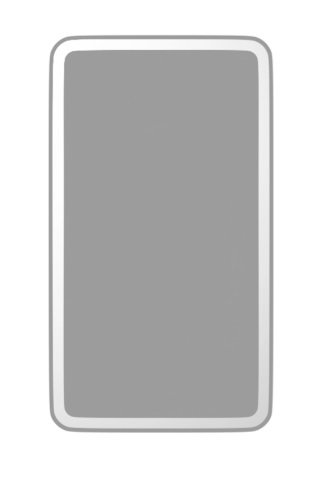 Зеркало Стиль   Кармен   400*700 фацет/ без полки   (1/1шт)