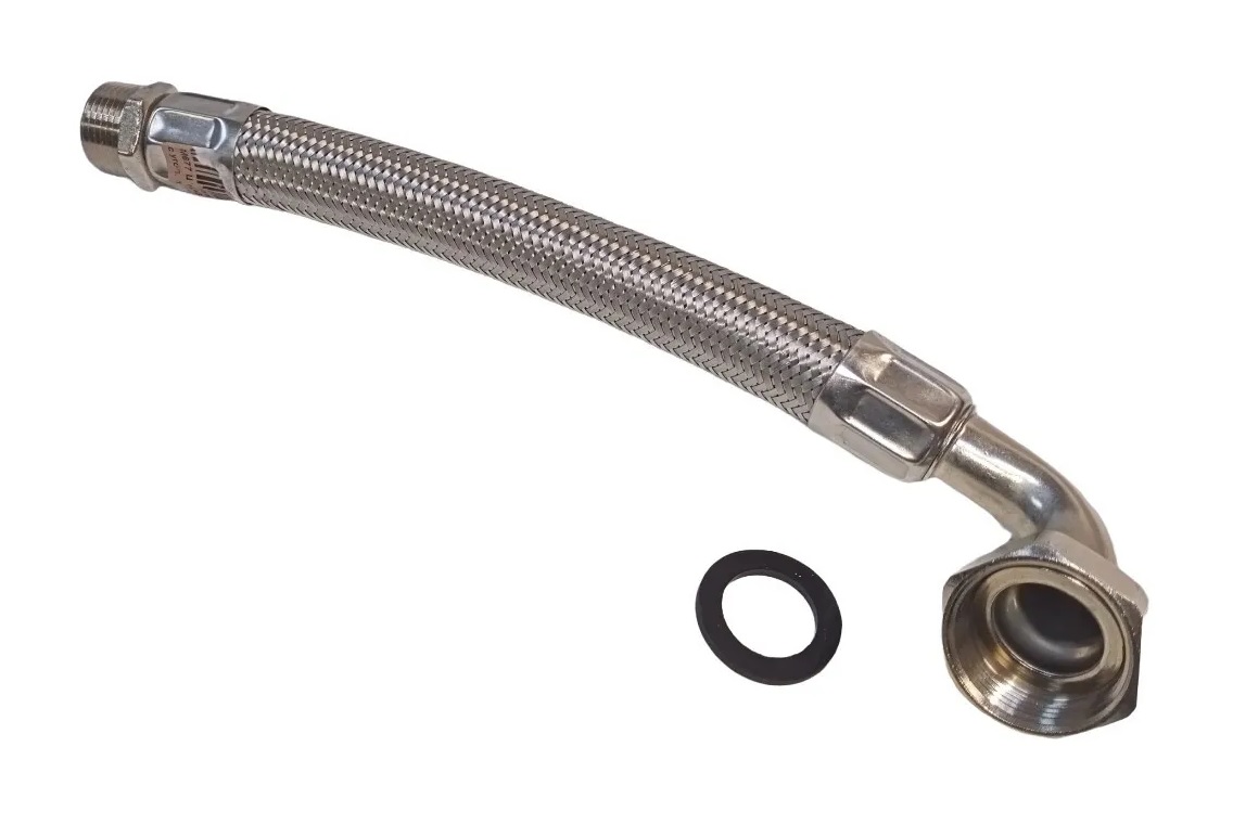 Гибкая подводка д/станции   ZEGOR  AUAS/AUJS   SG-026A  1x1/2  вн/нар 26 см угловая   (200/1шт)