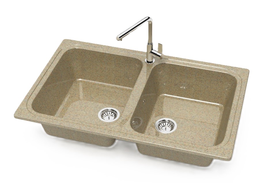 Мойка глянец   L20G34   ПЕСОЧНЫЙ  780x500x195  GLANZ   (1/1шт)