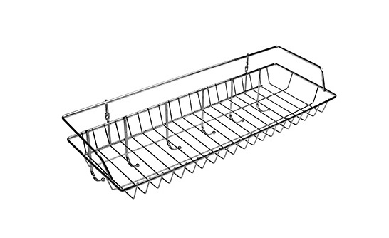 Полка  1-ая  прямая с 6 крючками  21Е900  42*16*14 см   (24/1шт)