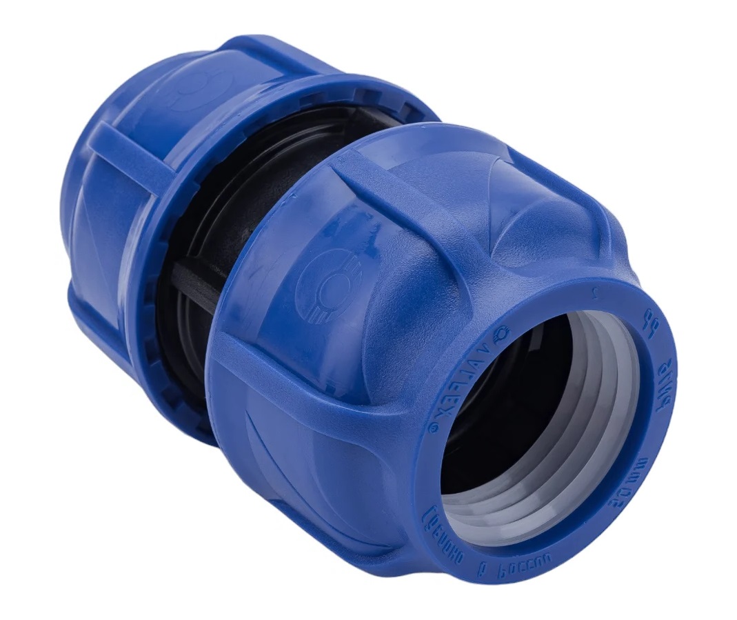 ПНД Муфта компрессионная соединительная   50х50   VALFEX   (16/4шт)