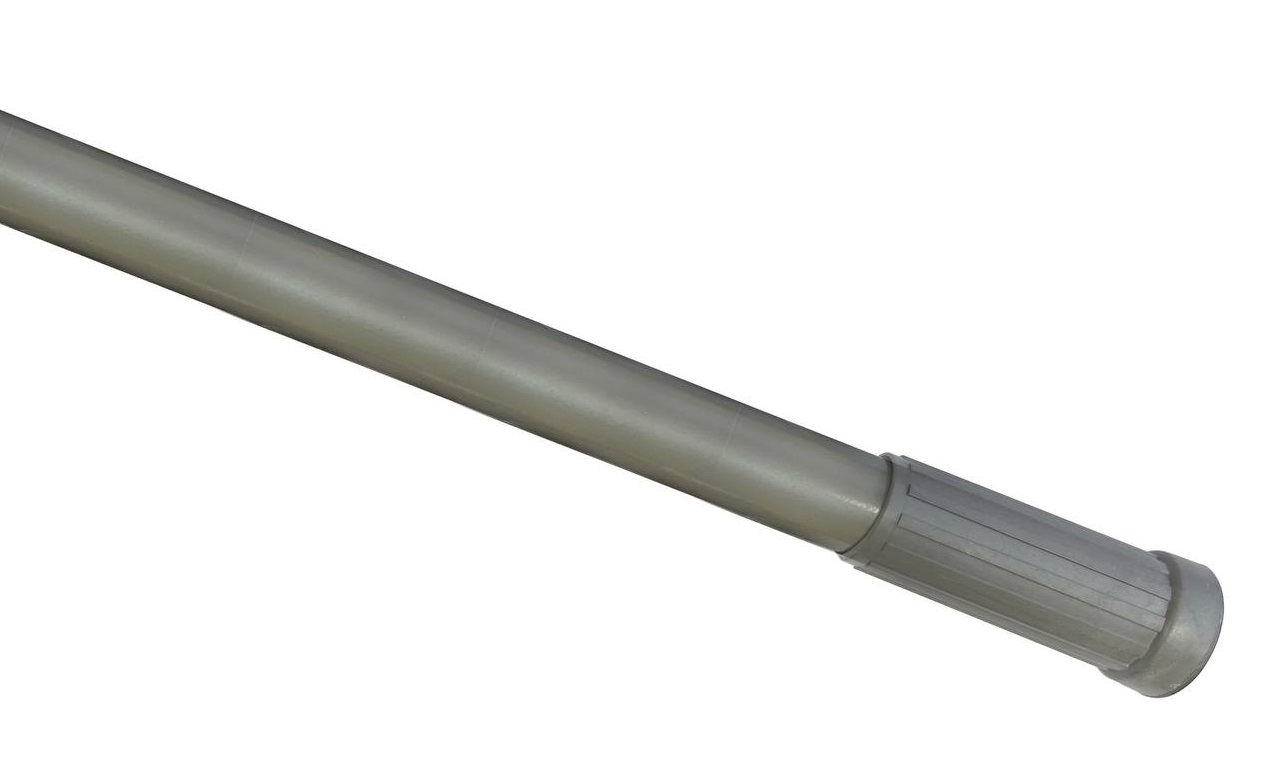 Карниз для штор в ванную комнату   SAVOL   70-120 см.   ГРАФИТ    S-070120Q  (60/1шт)