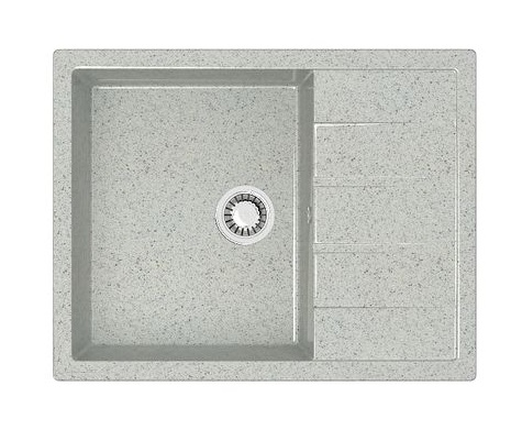 Мойка ГЛЯНЕЦ   R-18  СВЕТЛО-СЕРЫЙ  645х505х185 RADO LUXE   (1/1шт)
