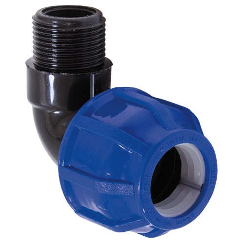 ПНД Угол компрессионный соединительный         32х1 Н   TEBO   (180/15шт)