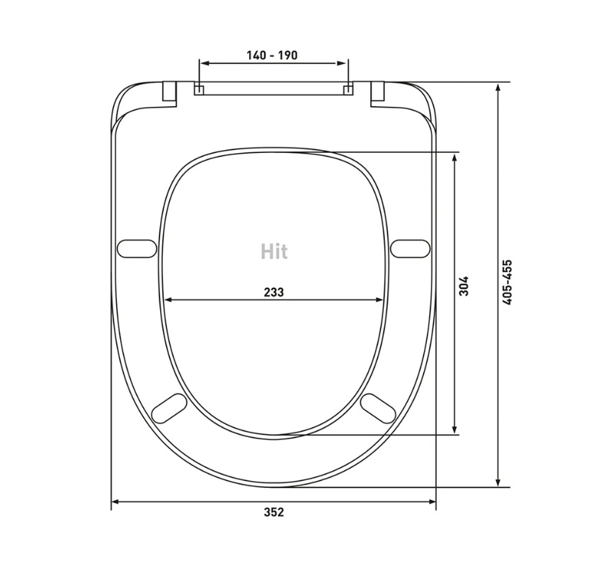 Сиденье для унитаза HIT A дюро.с универ.креп.(Хит,Норд,Фиона,Эльдорадо,Лайма) BERGES