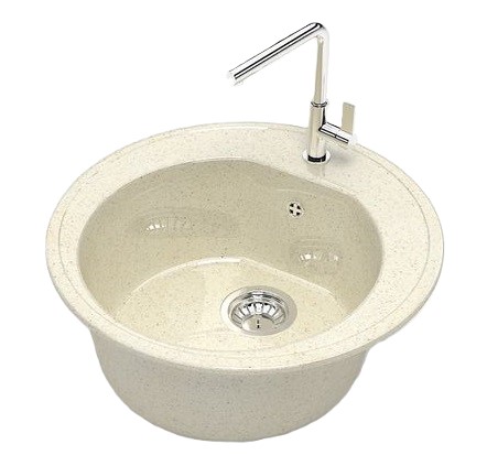 Мойка глянец    L3G33 Черая  БЕЖЕВЫЙ  d510x191  GLANZ   (1/1шт)