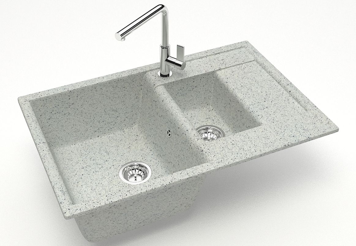 Мойка мат.  J210G36  Блонди СВЕТЛО-СЕРЫЙ  755x500x218   GLANZ   (1/1шт)