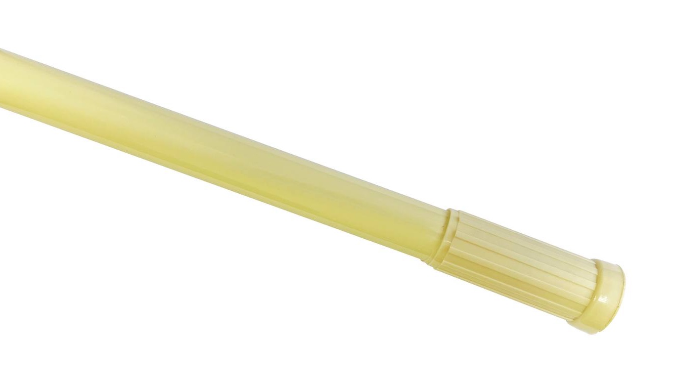 Карниз для штор в ванную комнату   SAVOL   70-120 см.   БЕЖЕВЫЙ    S-070120Y  (60/1шт)