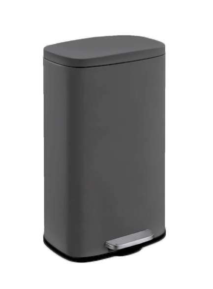 Ведро для мусора с микролифтом  5л. FTC2122   серый   DELPHINIUM   (6/1шт)