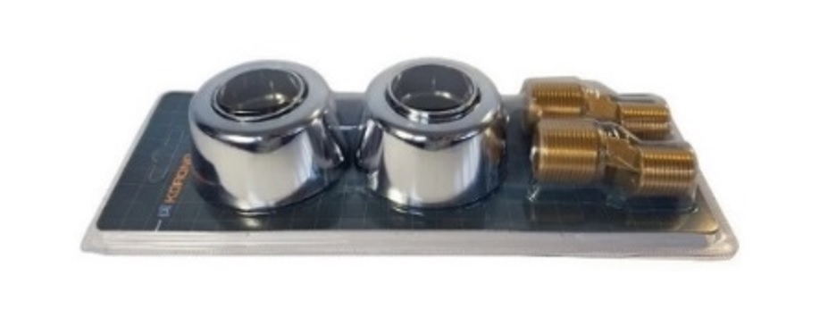 Эксцентрики латун. усилен. + чашки регулируемые   DK-804   (блистер пара)   (60/1шт)