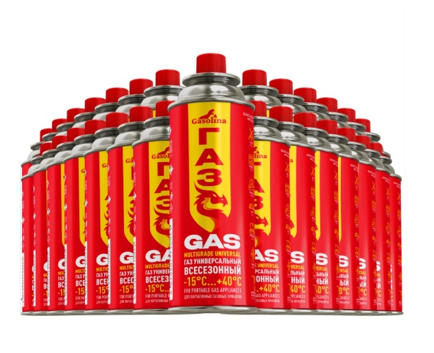 Газ всесезонный в баллоне 220г (520мл)  Gasolina   (1/28/1680)
