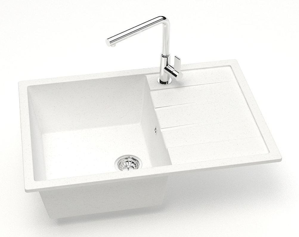 Мойка мат.  J161G31  Джоли  БЕЛЫЙ  750x505x218  GLANZ   (1/1шт)