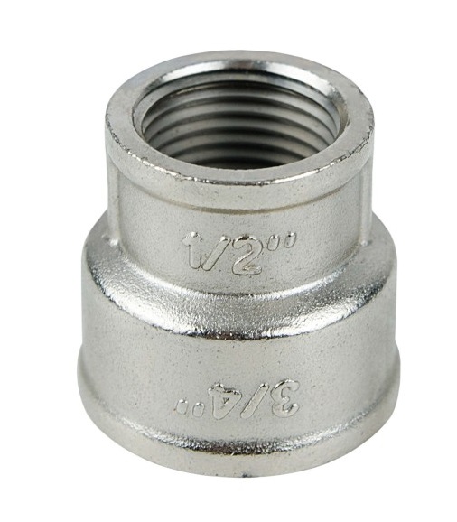 *РАСПРОДАЖА Муфта   1 1/4 x 1  ВВ никель усилленая RAFTEC  (GERMANY)   (120/5шт)