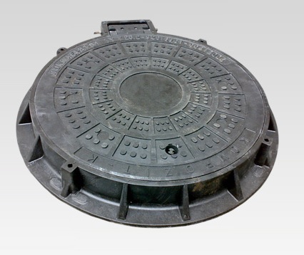 Люк круглый канализационный с замком и ключом  Л (А15)-B.1-64  1,5т.   (1/1шт)