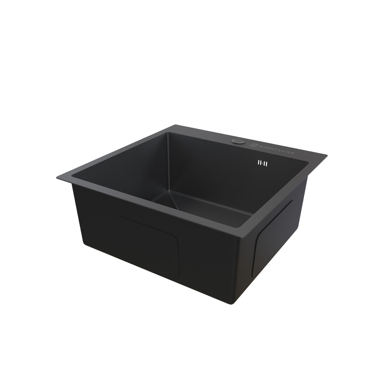 Мойка настол.монтаж    RADO LUXE  50x50  СЕРЫЙ МАТОВЫЙ  5050   (3,0)   22см      (1/1шт)