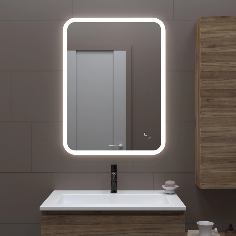 Зеркало Премьер   Колорит  ЭКОНОМ   600*800 сенсорный выключатель, универсальный крепеж   (1/1шт)