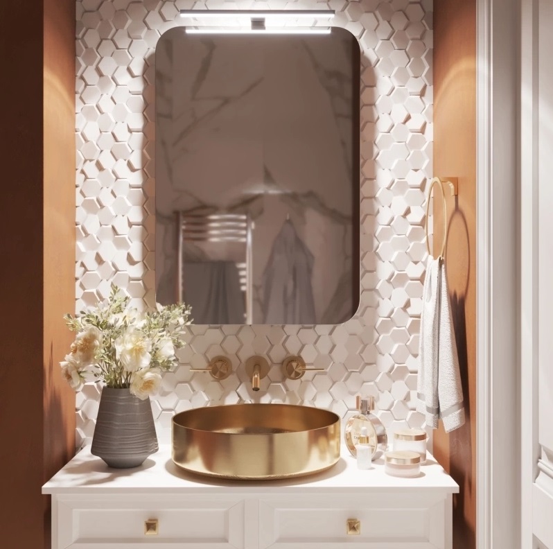 Зеркало Премьер   Агат   550*800  навесной свет.(выкл-датчик движение)   (1/1шт)