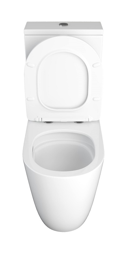 *АКЦИЯ Унитаз напольный  ELEGANT TORNADO безоб.гор,660х360х800мм,д/плас,б/съем,м/л RADOLUXE (2мест)