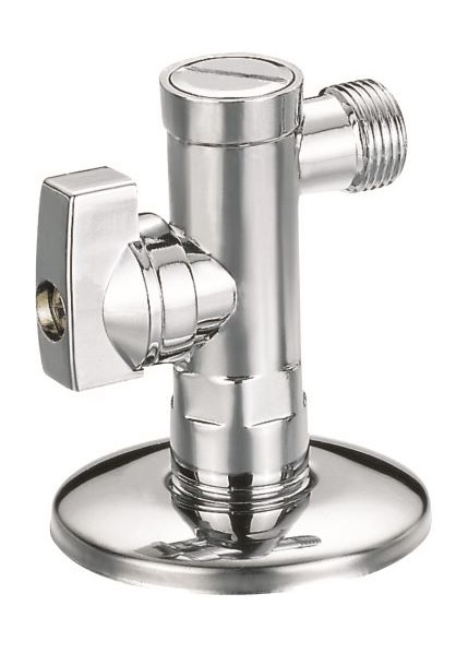 Кран угловой     1/2 - 1/2  с фильтром  шаровый SMS-6003   (72/18шт)