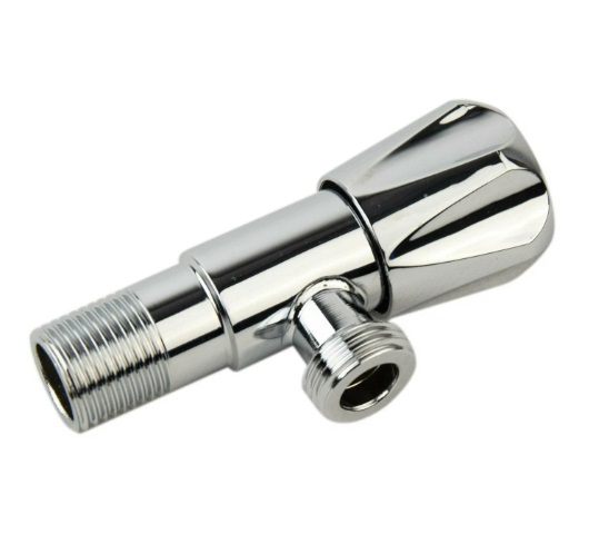 Кран угловой    1/2 - 1/2   буксовый  JF-07   ХРОМ  (50/1шт)