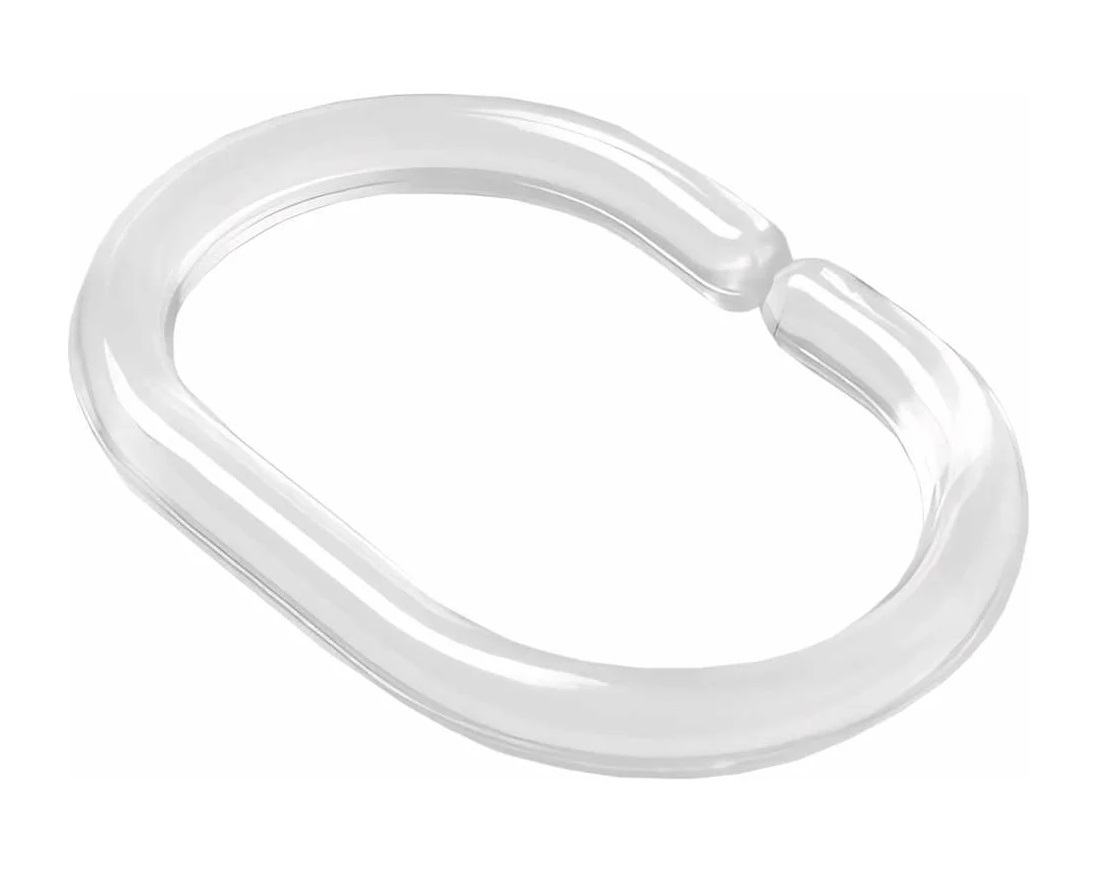 Кольца для карниза в пакете. (12шт.) прозрачные   SAVOL  S-YLK003