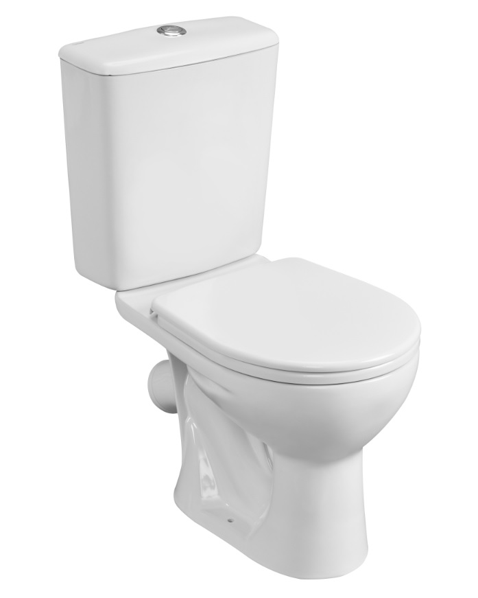 Унитаз-компакт    ОРИОН  кос.выпуск,1кн.хром, ниж.подвод, с сиденьем  ПП SANTERI   (1/1шт)