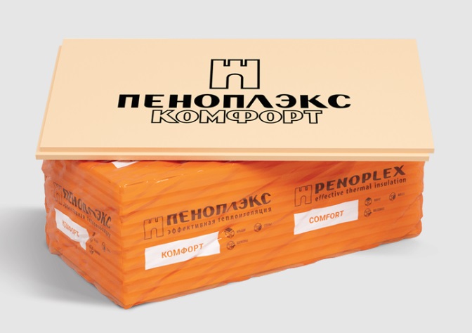 .Пеноплэкс комфорт 40мм   585х1185х40   (0,693м2) плита   (10/1шт)