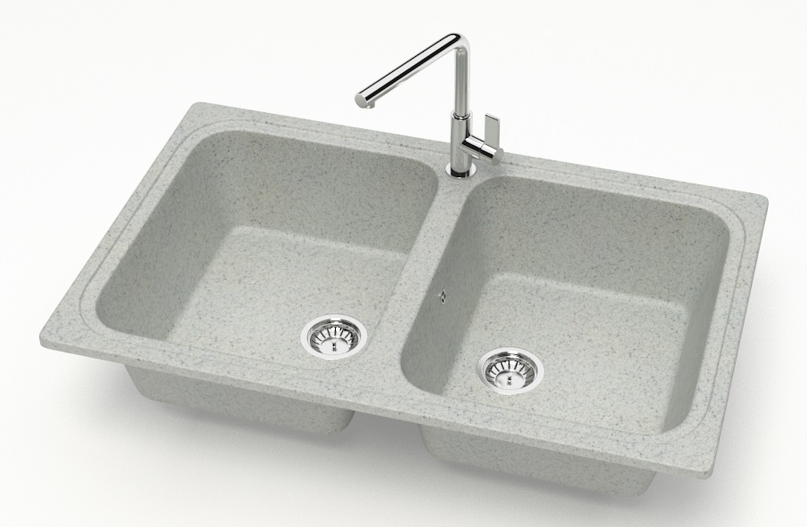 Мойка мат.   J20G36   СВЕТЛО-СЕРЫЙ  780x500x195   GLANZ   (1/1шт)