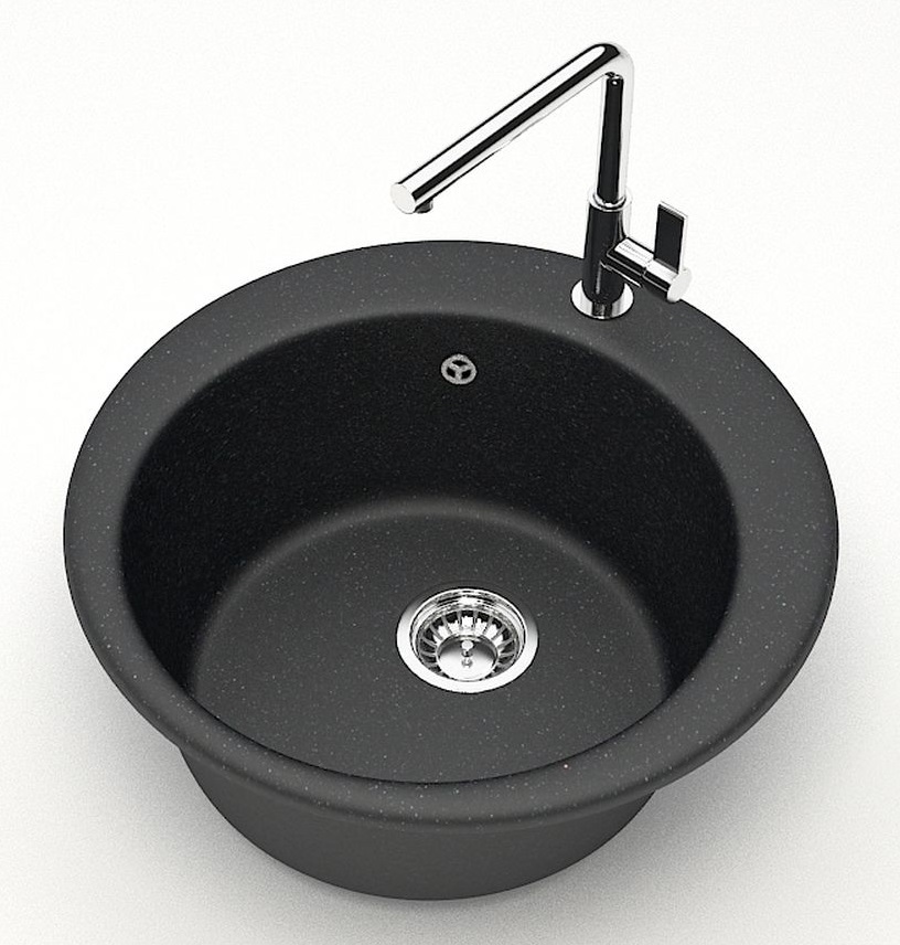 Мойка мат.   J30G32 Виктори  АНТРАЦИТ  475x475x180  GLANZ   (1/1шт)