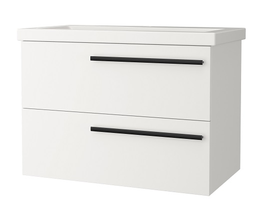 Т50   Тумба подвесная Миссури 50 (Белый) 465х386х550  2 ящ. под умыв.  Como 50   Арт.22150