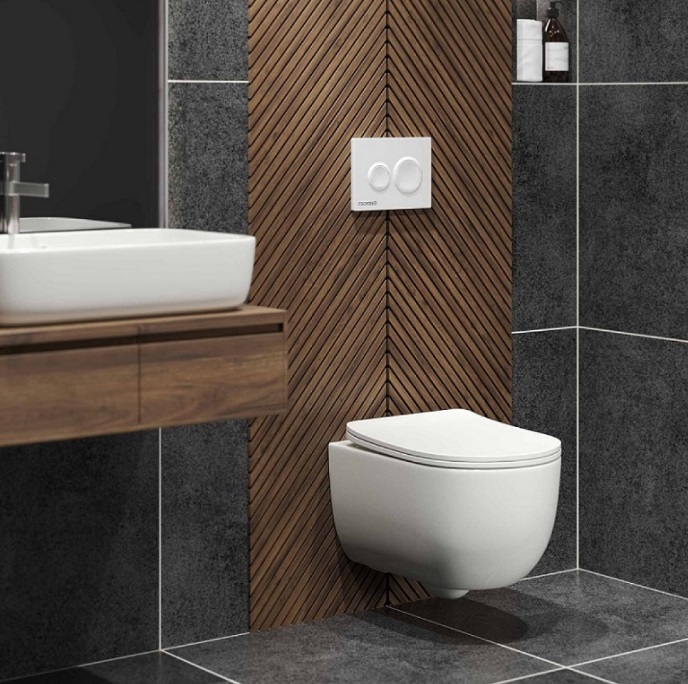 Кнопка BERGES для инсталляции NOVUM O1, белая   (10/1шт)