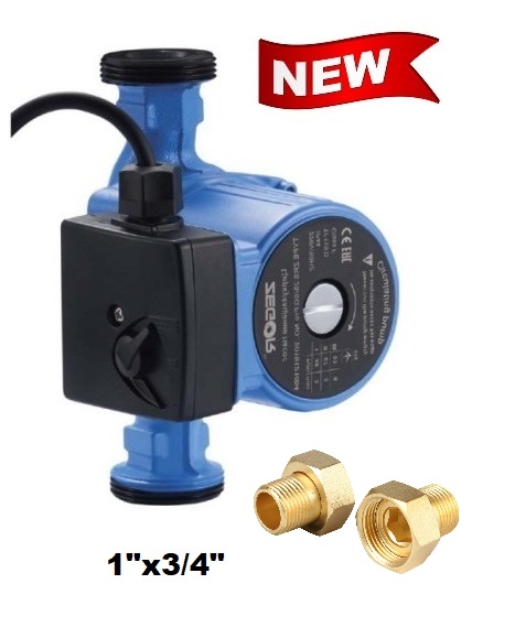 Насос циркуляц.    ZRS 20/6G-130 Pro с кабелем, с гайками   1х3/4 нн  ZEGOR   (8/1шт)