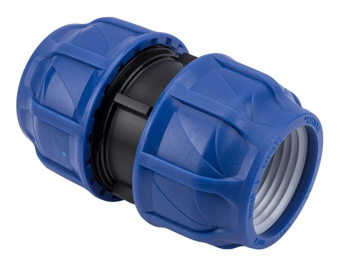 ПНД Муфта компрессионная соединительная   63х63   VALFEX   (12/2шт)