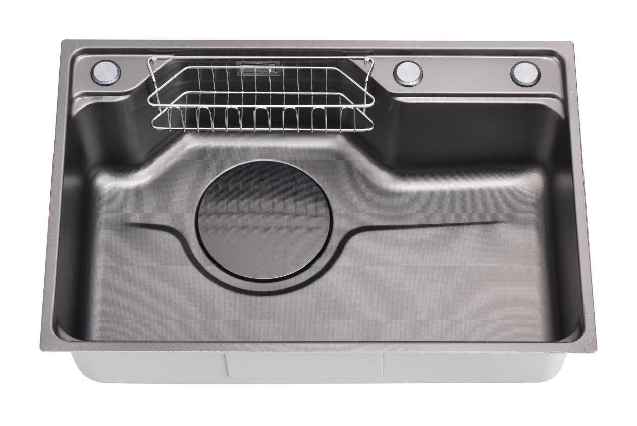 Мойка настол.монтаж    FMARK   FSC6845Q   ГРАФИТ   68 х 45   (3,0)   21см      (1/1шт)